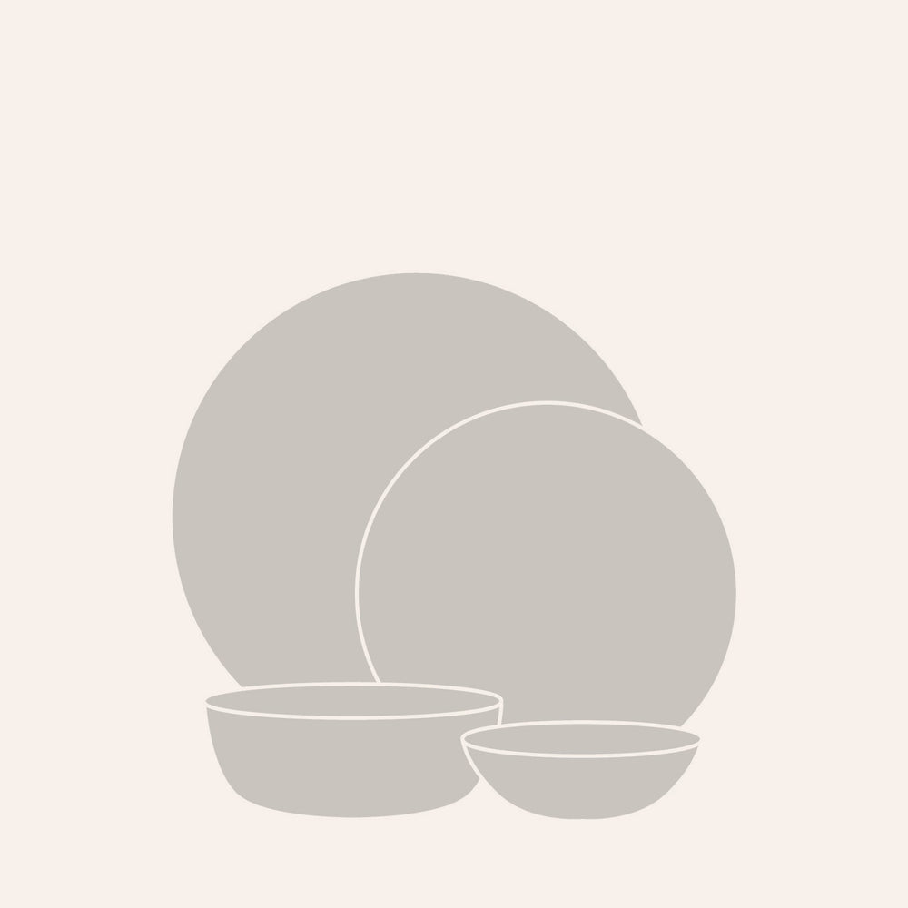 4-Piece Custom Dinnerware Set by Heath Ceramics