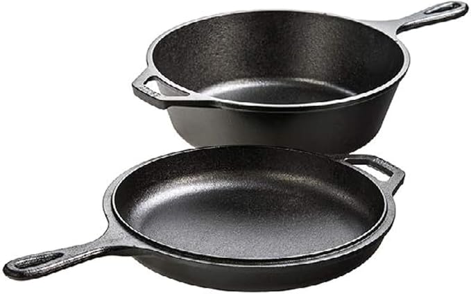 Lodge LCC3 3.2-Qt Cast Iron Combo Cooker by Lodge
