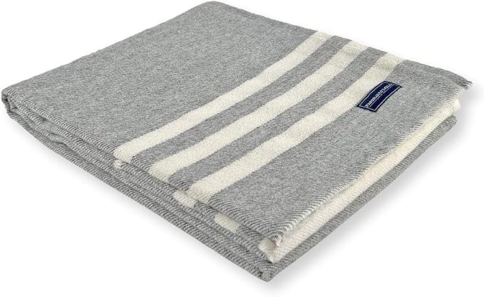 Faribault Trapper Throw (Gray/Natural) by Faribault