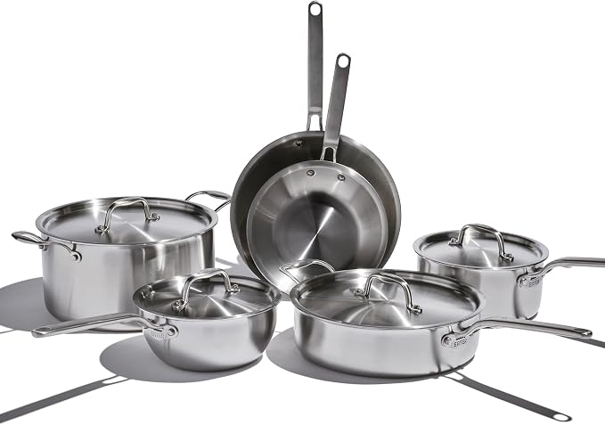 Heritage Steel x Eater 10-pc Cookware Set by Heritage Steel