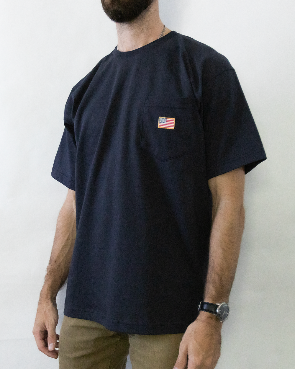 Subtle Flag Patch Pocket Shirt by Arena Supply Co