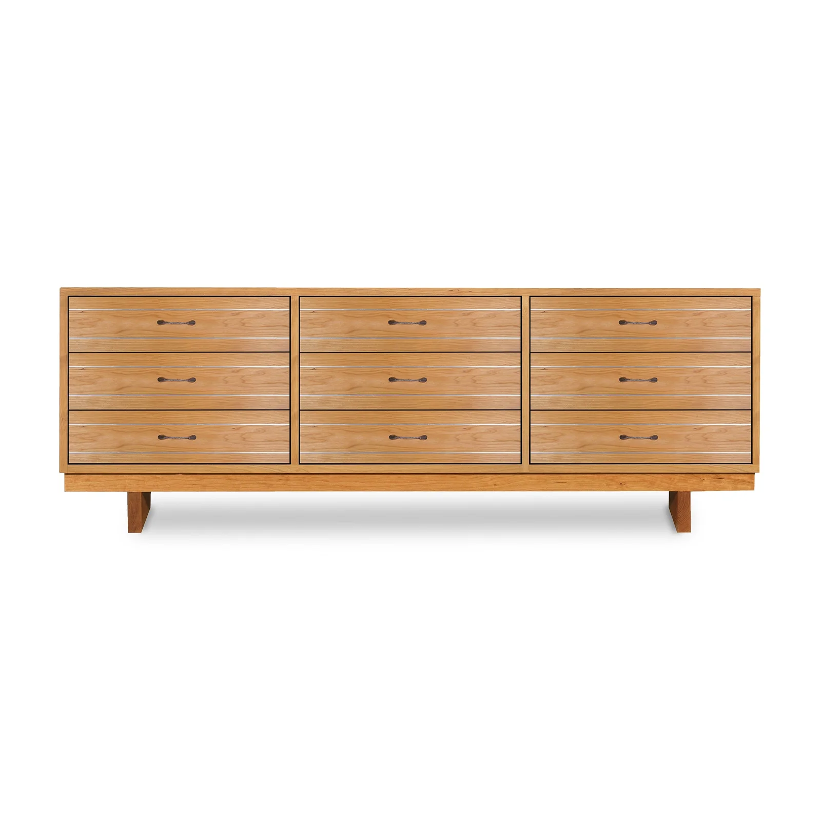 Contemporary Cable 9-Drawer Dresser by Vermont Woods Studios