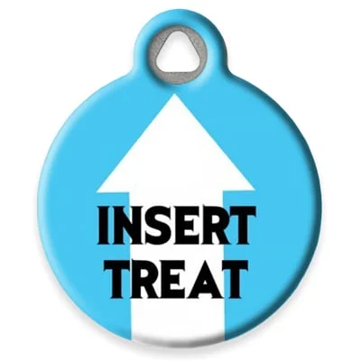 Insert Treat Pet ID Tag by Dog Tag Art by Lupine Pet