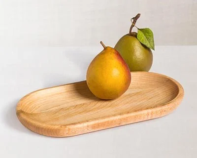 Vermont Maple 8-in Oval Wooden Tray from JK Adams by JK Adams