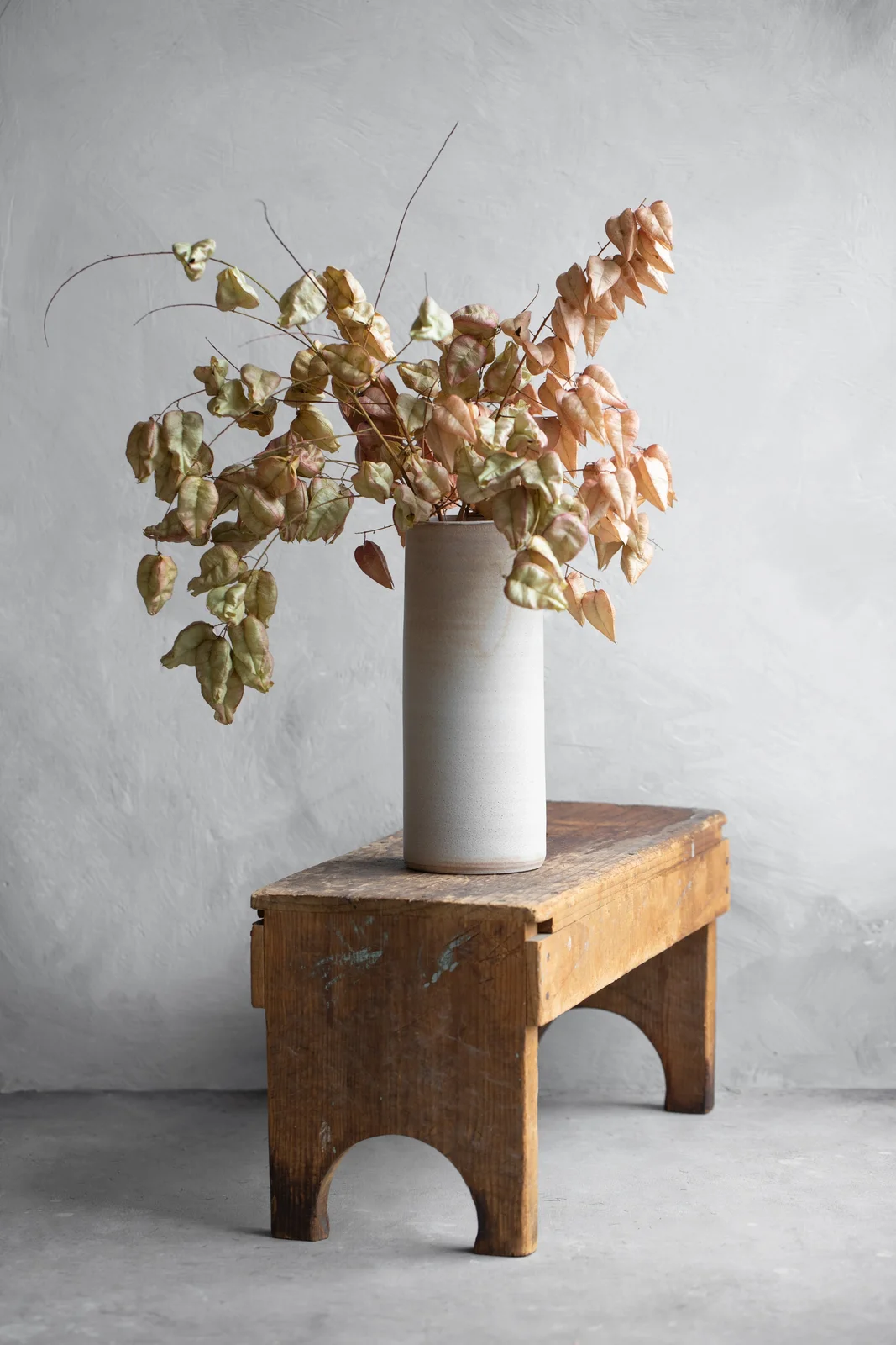 Simple Cylinder Vase - Matte Grey by Notary Ceramics