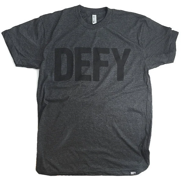 DEFY Tee / Dark Grey Heather | Short Sleeves by Defy Bags