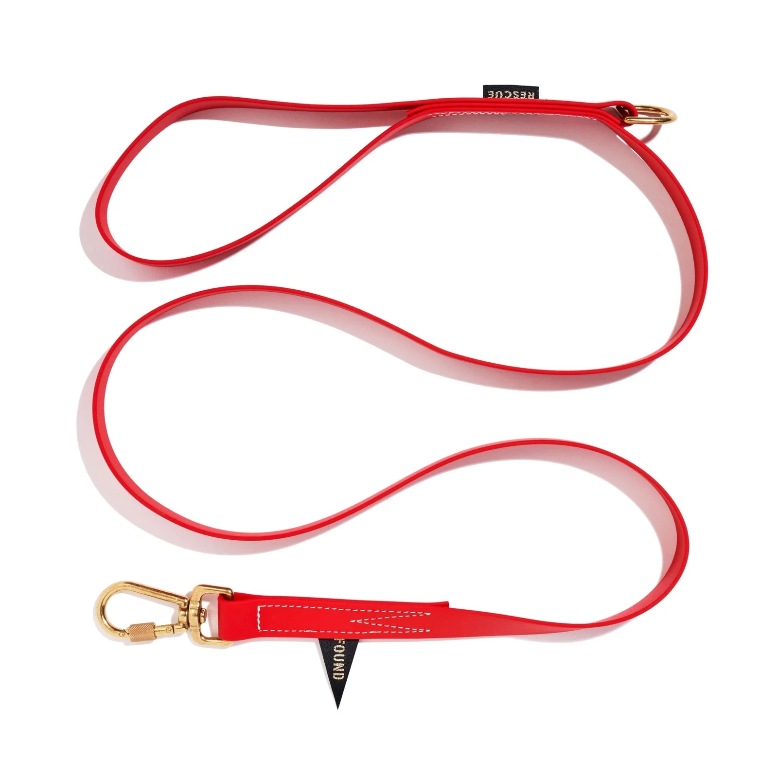 Water Resistant Standard 5ft Leash, Red | Found My Animal by Found My Animal