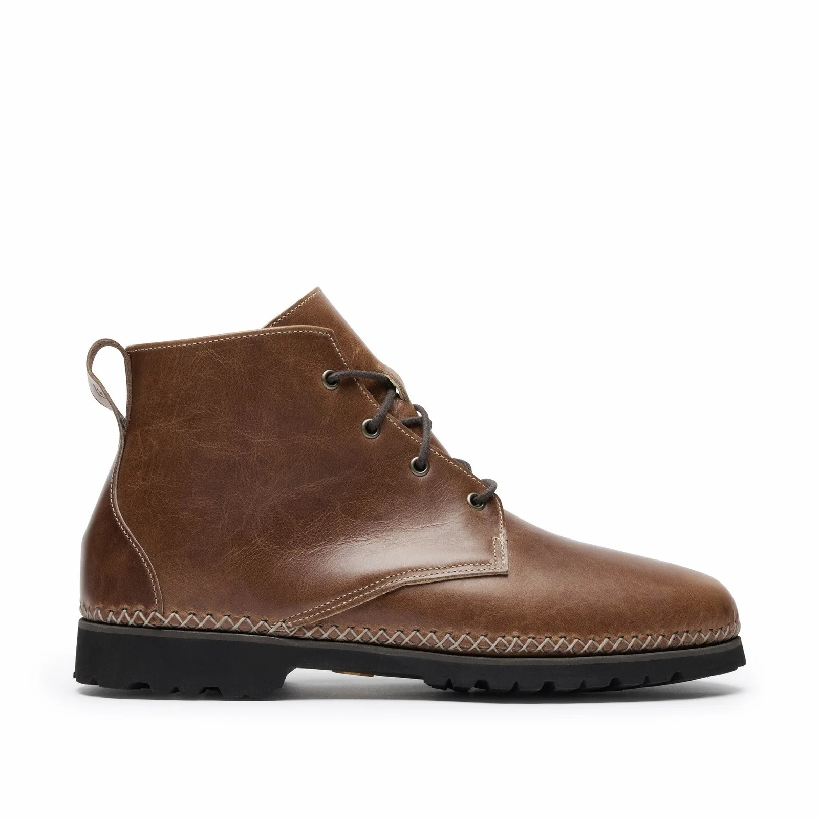Men's Jack XStitch Chukka: Whiskey Leather by Quoddy