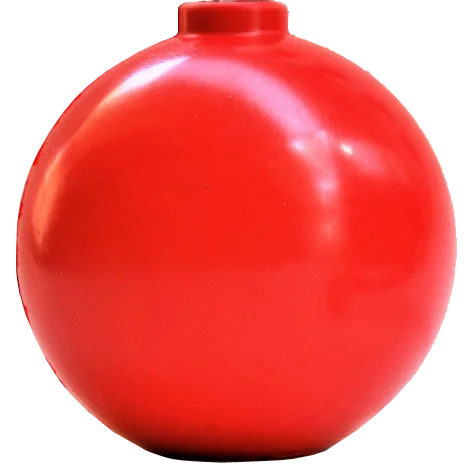 Christmas Ornament Rubber Dog Chew Toy for Heavy Chewers | Treat Dispenser | USA Made by SodaPup