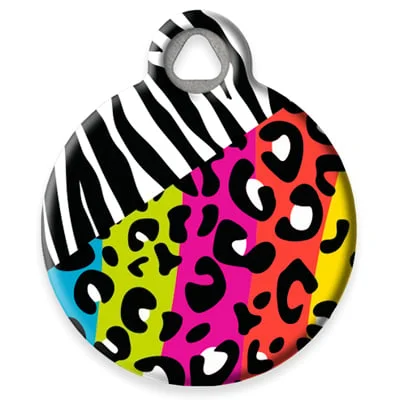 Wild Side Pet ID Tag by Dog Tag Art by Lupine Pet