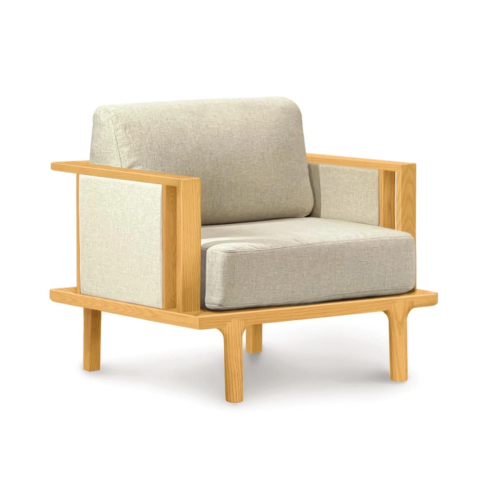 Sierra Upholstered Chair with Upholstered Panels by Vermont Woods Studios