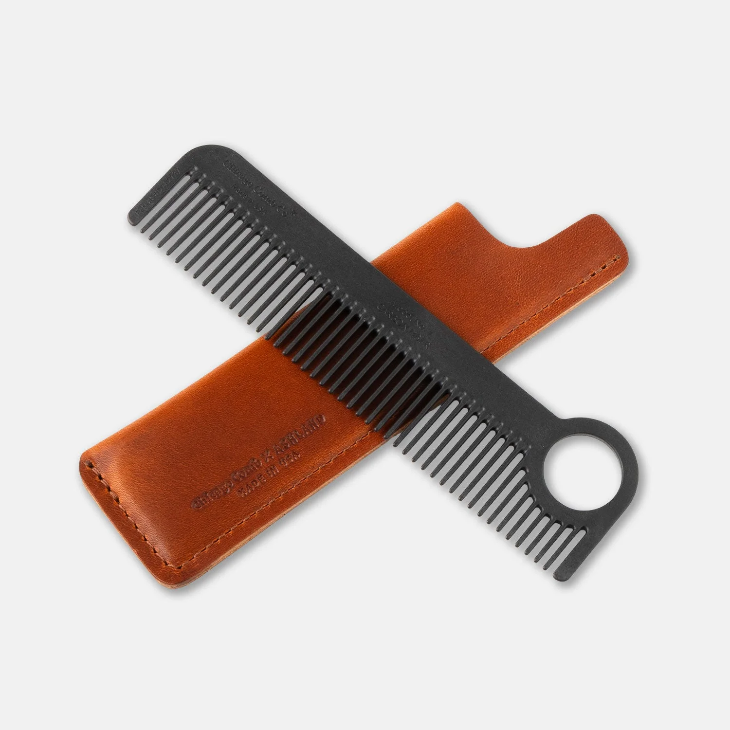 Chicago Comb & Leather Sheath by Ashland Leather