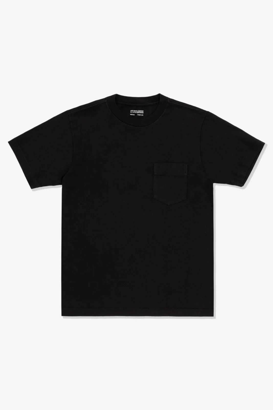 BALTA POCKET T-SHIRT - BLACK by Lady White Co.