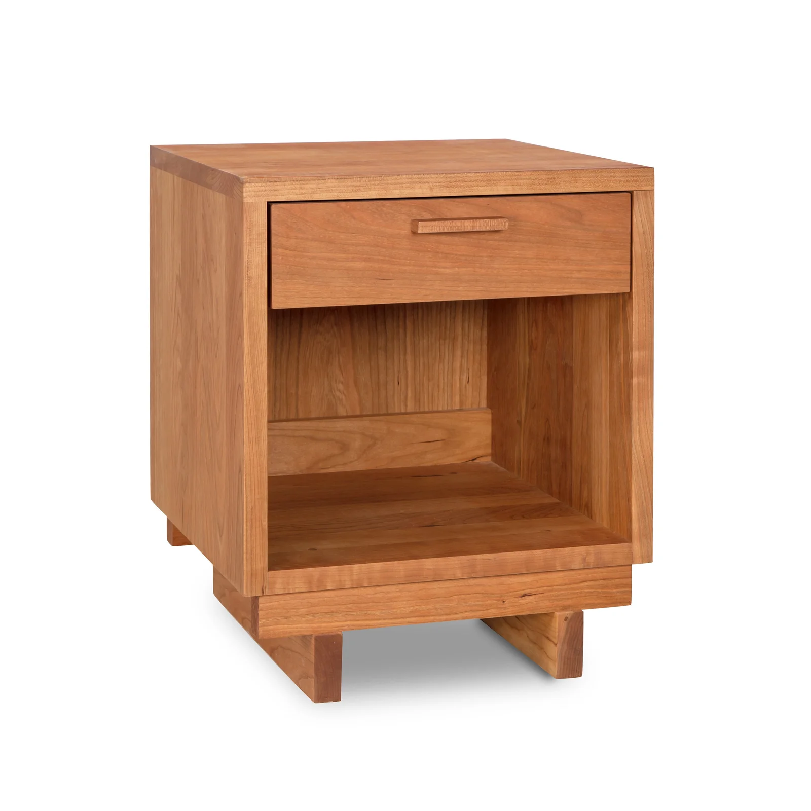 Loft 1-Drawer Enclosed Shelf Nightstand by Vermont Woods Studios