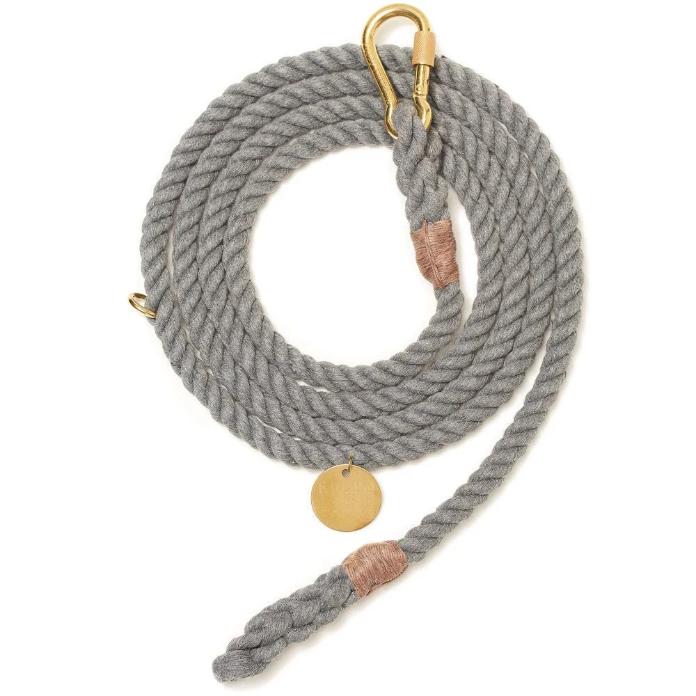 Gray Up-Cycled Rope Horse Lead, Standard by Found My Animal
