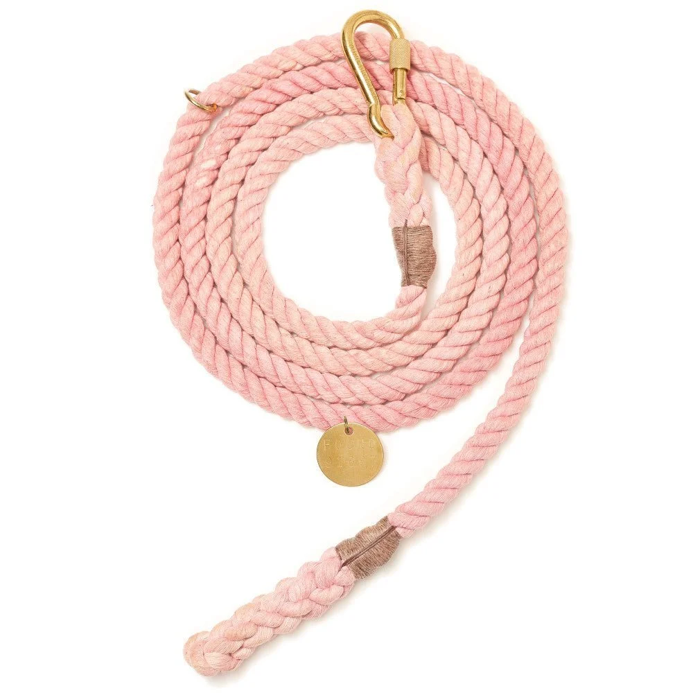 Blush Cotton Rope Horse Lead, Standard by Found My Animal