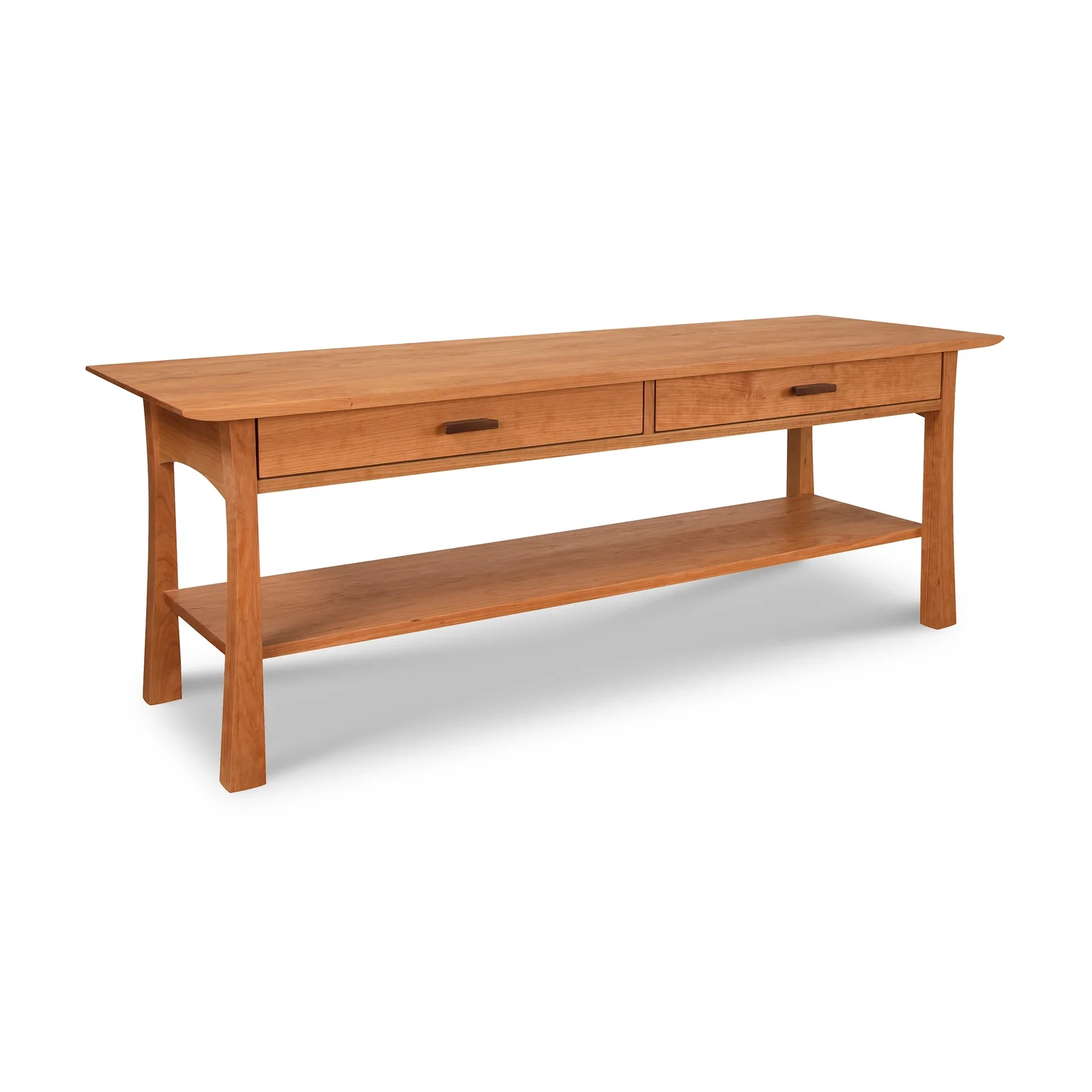Contemporary Craftsman Console Coffee Table by Vermont Woods Studios