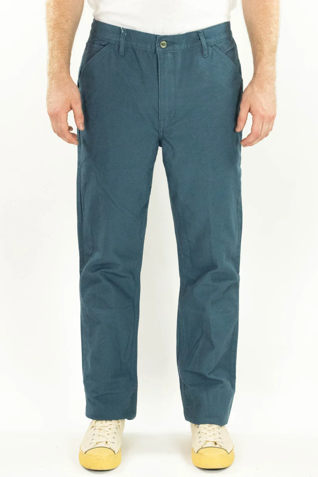 Steel Blue Work Uniform Mt. Vernon Mills Duck Chino by Left Field NYC