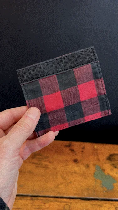 FF - Tech Mr Gripper / Horween Buffalo Plaid Wax Cotton Canvas by Defy Bags