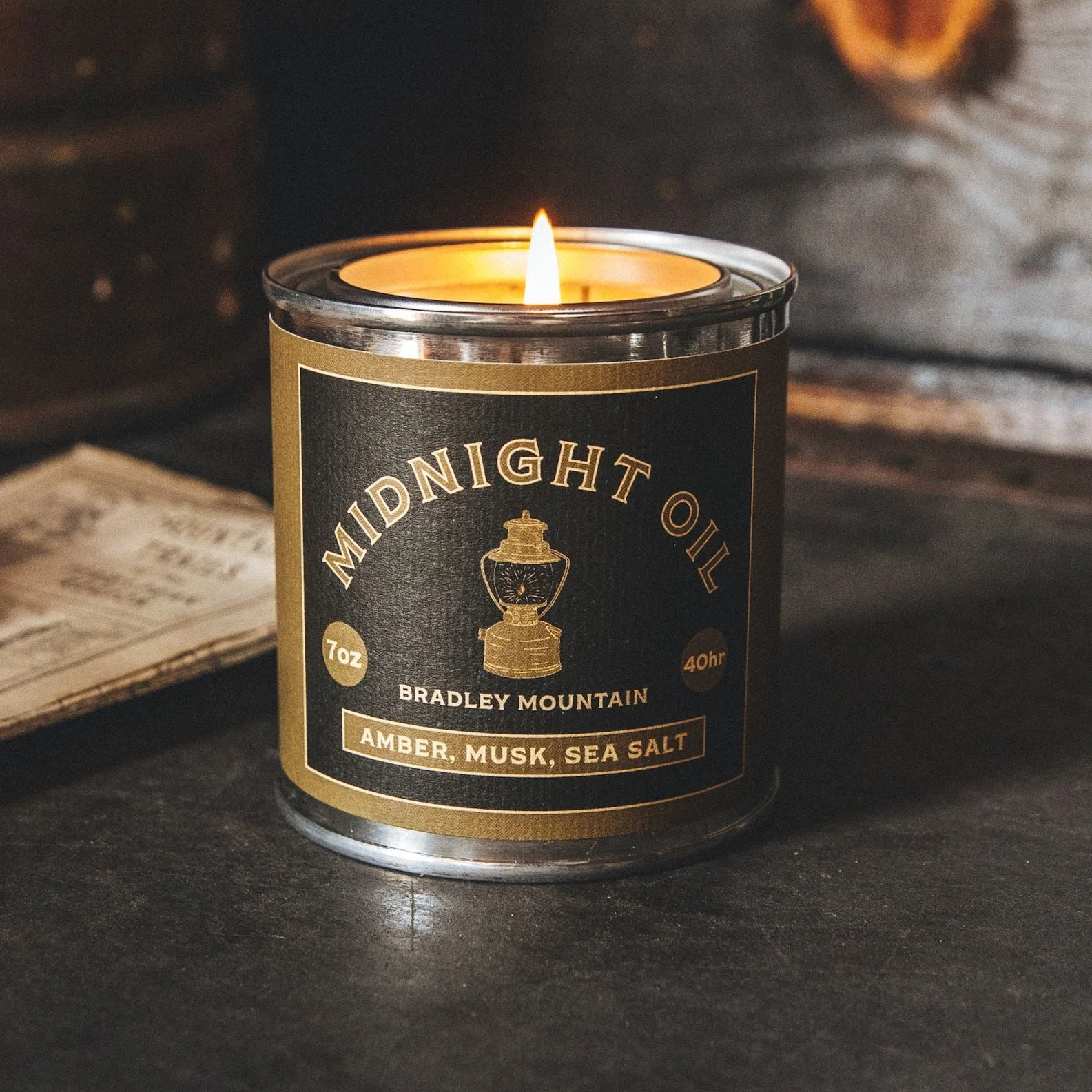 Midnight Oil Candle by Bradley Mountain