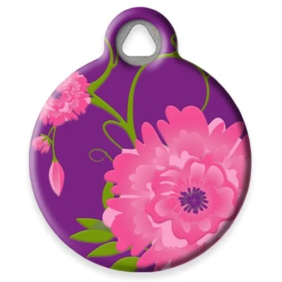 Rose Garden Pet ID Tag by Dog Tag Art by Lupine Pet
