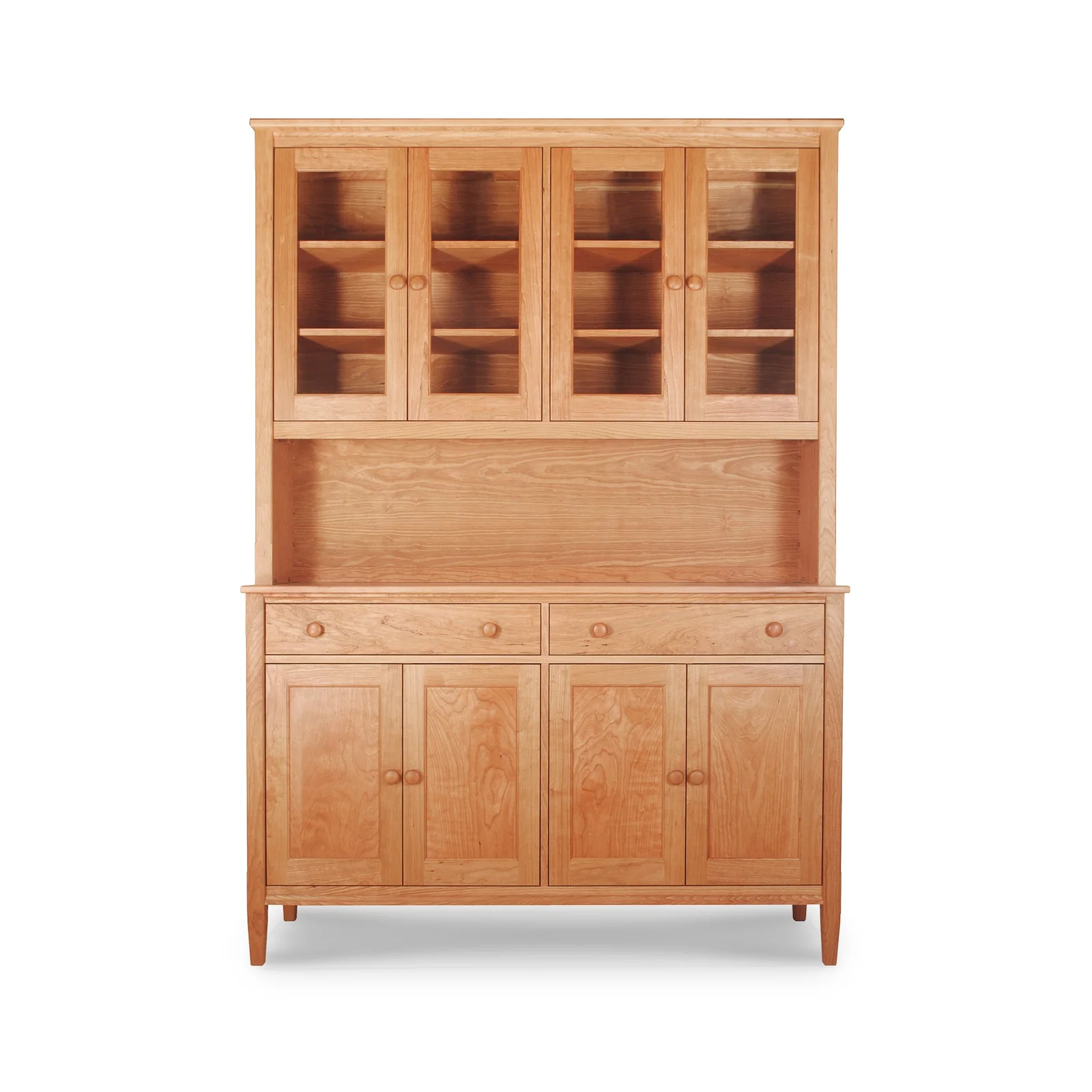 Vermont Shaker Large China Cabinet by Vermont Woods Studios