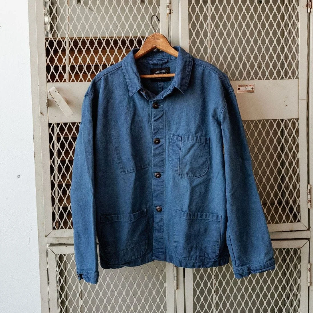 Doctor's Coat - Indigo Dyed by Bradley Mountain