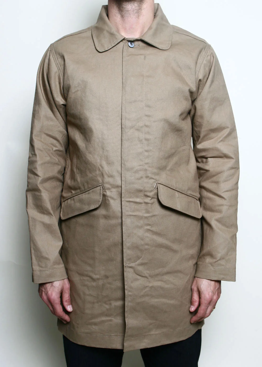 Trench Coat // Khaki Dry Wax Canvas by Rogue Territory