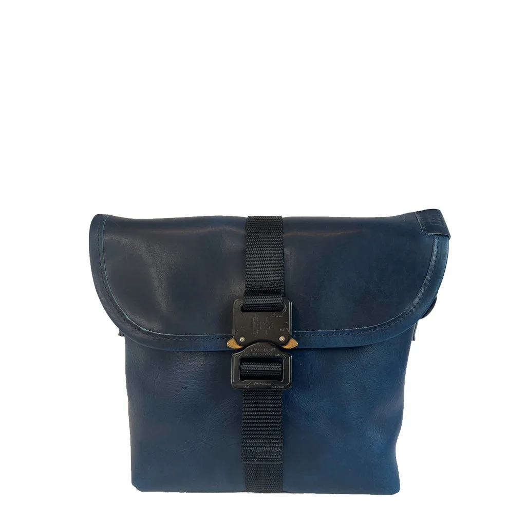 Venue Horween Cobalt Blue Leather MIL-SPEC Webbing Edition / Last Couple by Defy Bags