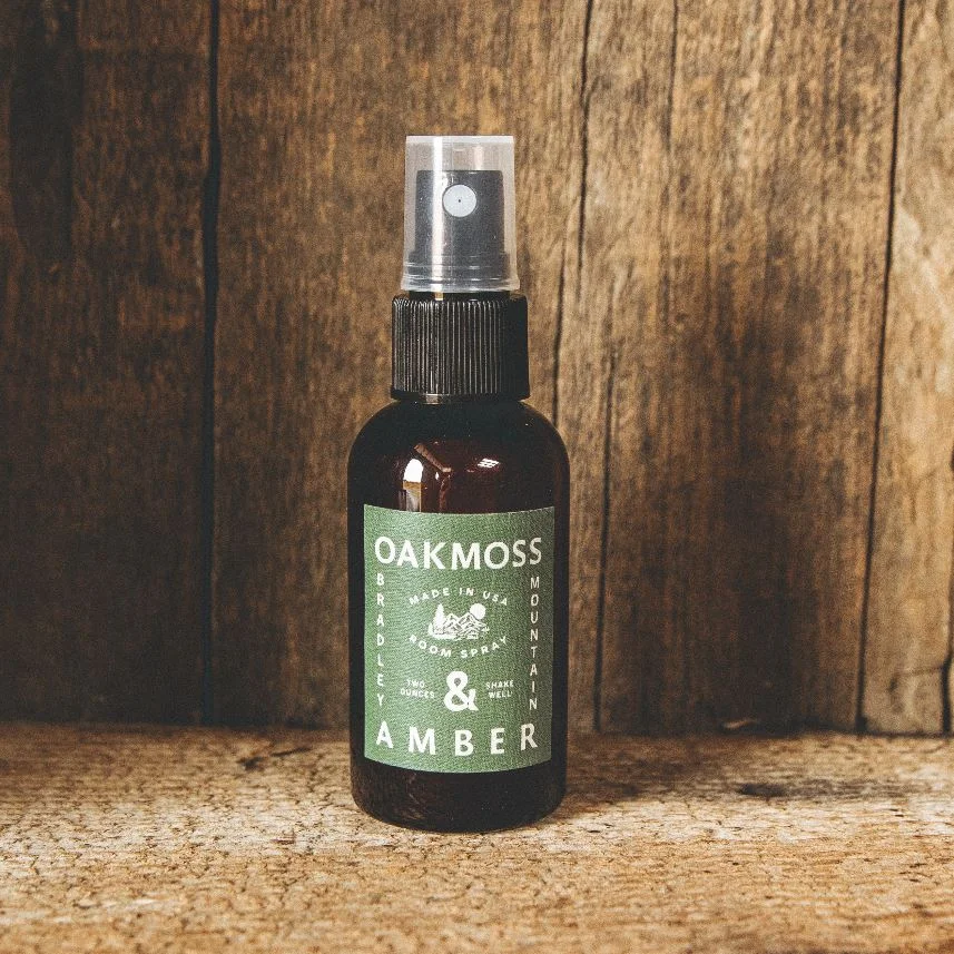 Oakmoss & Amber Travel Room Spray by Bradley Mountain