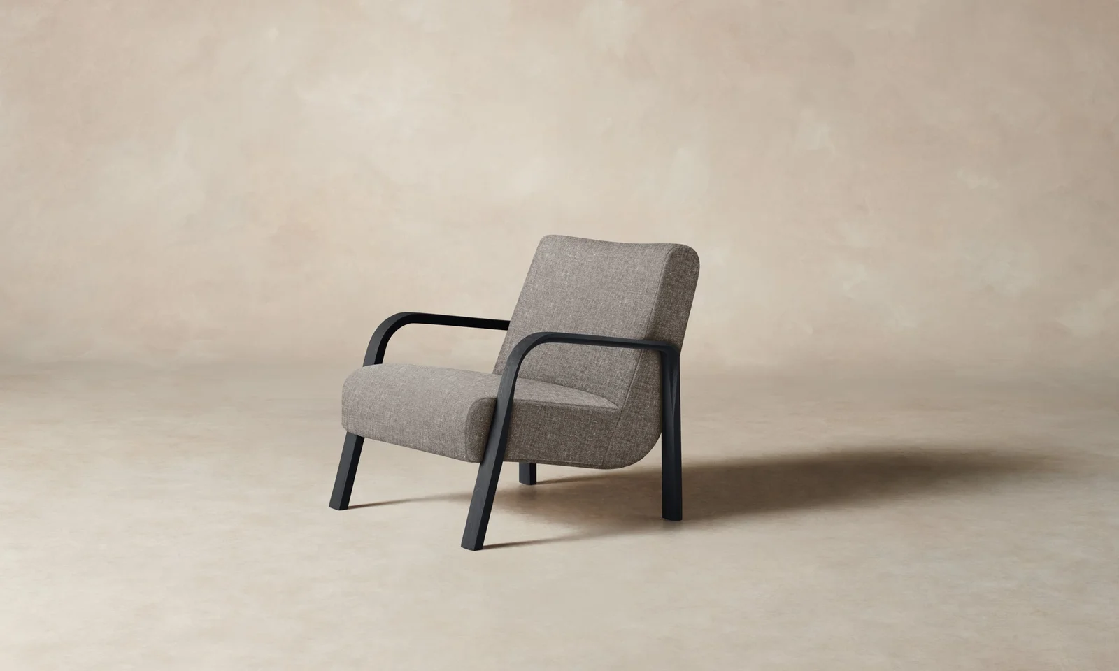 The Felix Chair - Heritage Belgian Linen Agate by Maiden Home