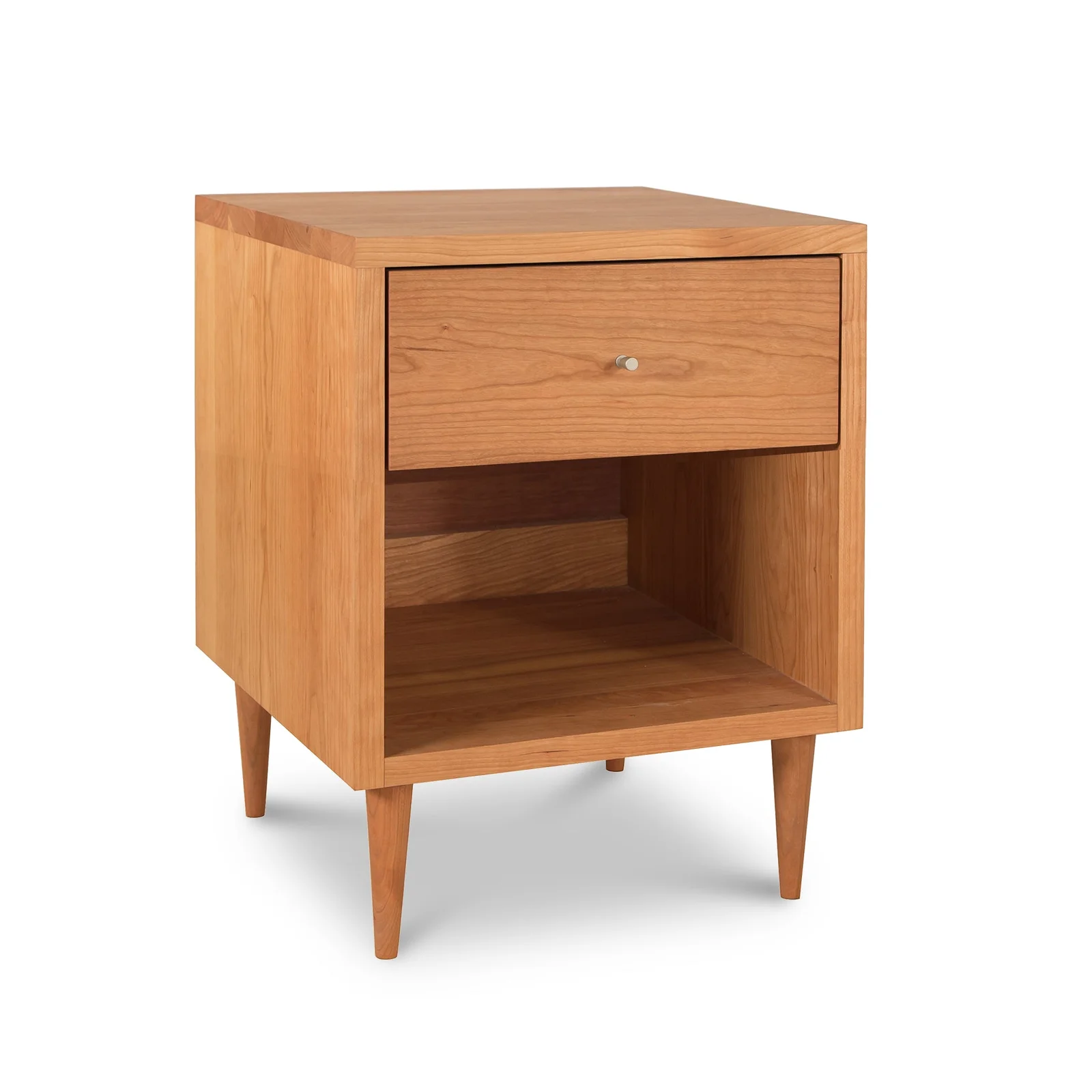 Larssen 1-Drawer Enclosed Shelf Nightstand by Vermont Woods Studios