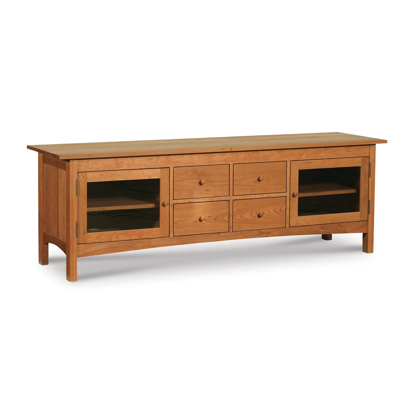 Burlington Shaker 4-Drawer Media Console by Vermont Woods Studios