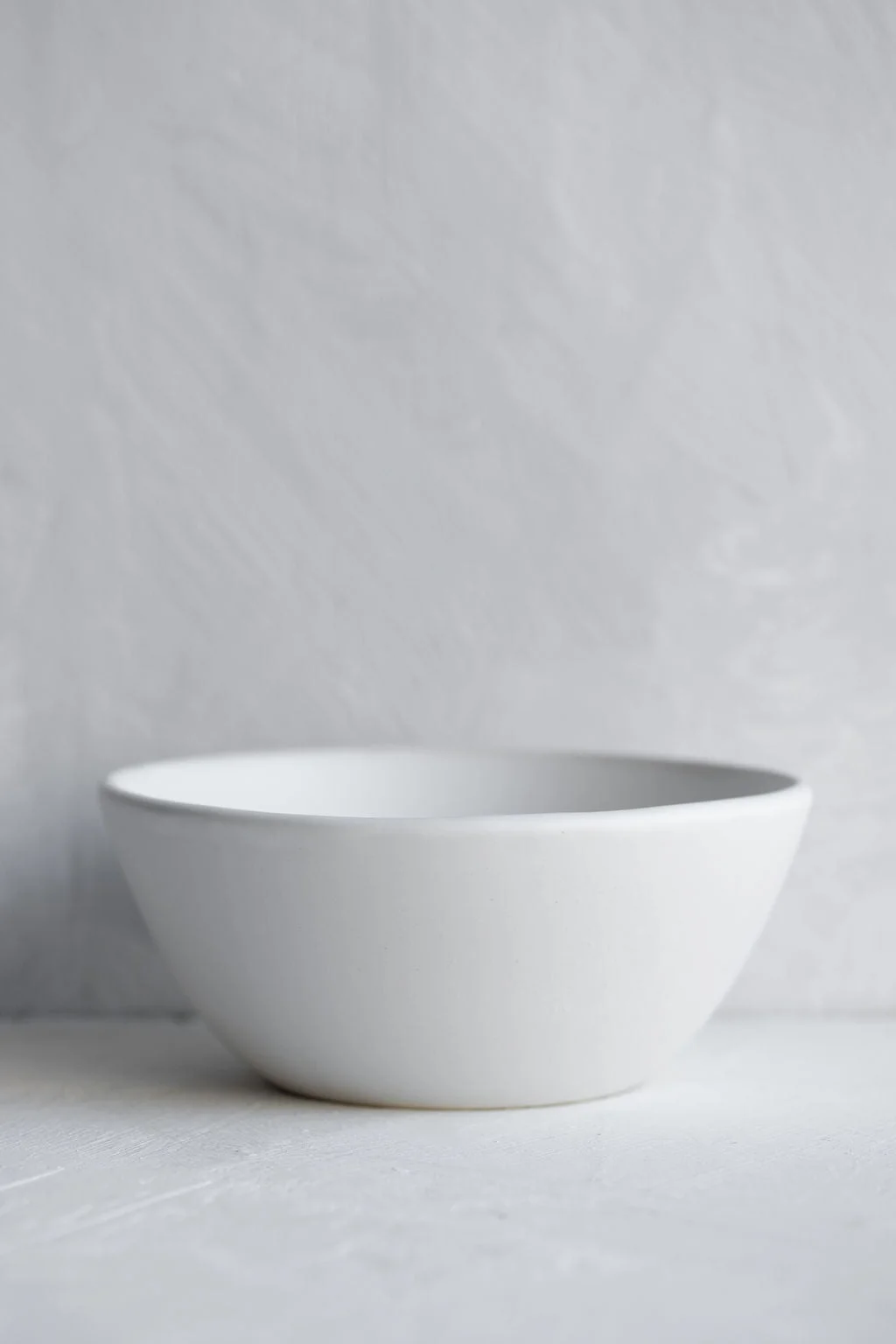 Simple Soup Bowl-Matte White by Notary Ceramics