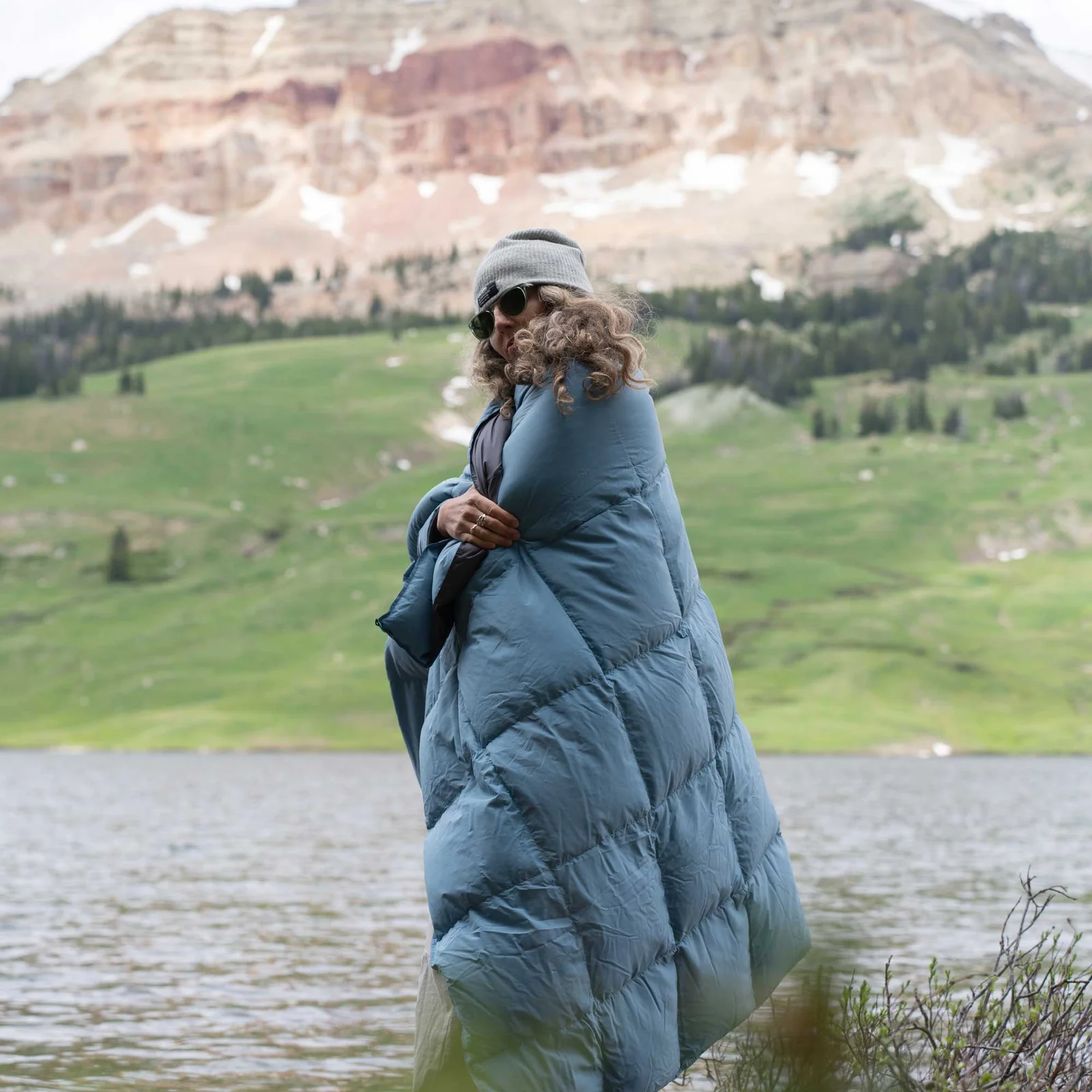 Limited Edition Upcycled Lightweight Down Blanket by Feathered Friends