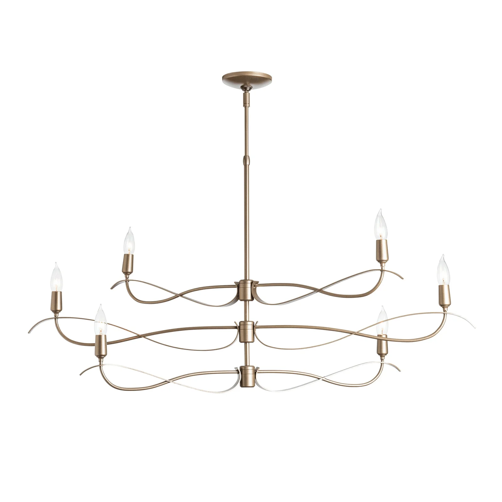 Willow 6-Light Small Chandelier by Vermont Woods Studios