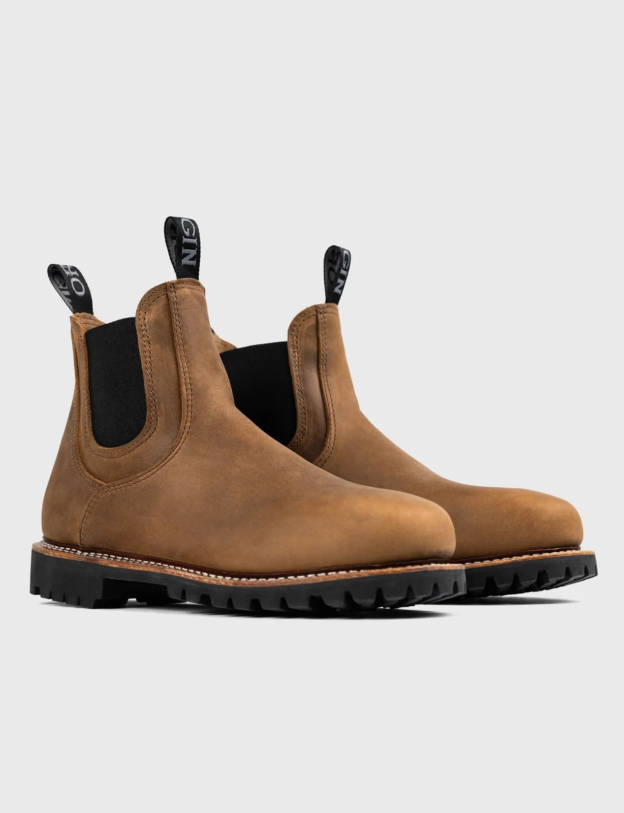 IRONSIDE CHELSEA STEEL TOE BOOT BIG LUG SOLE by Origin USA