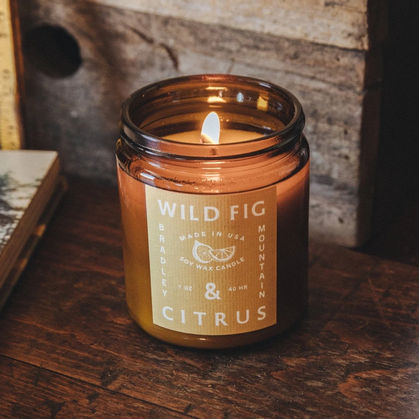Wild Fig & Citrus Candle by Bradley Mountain
