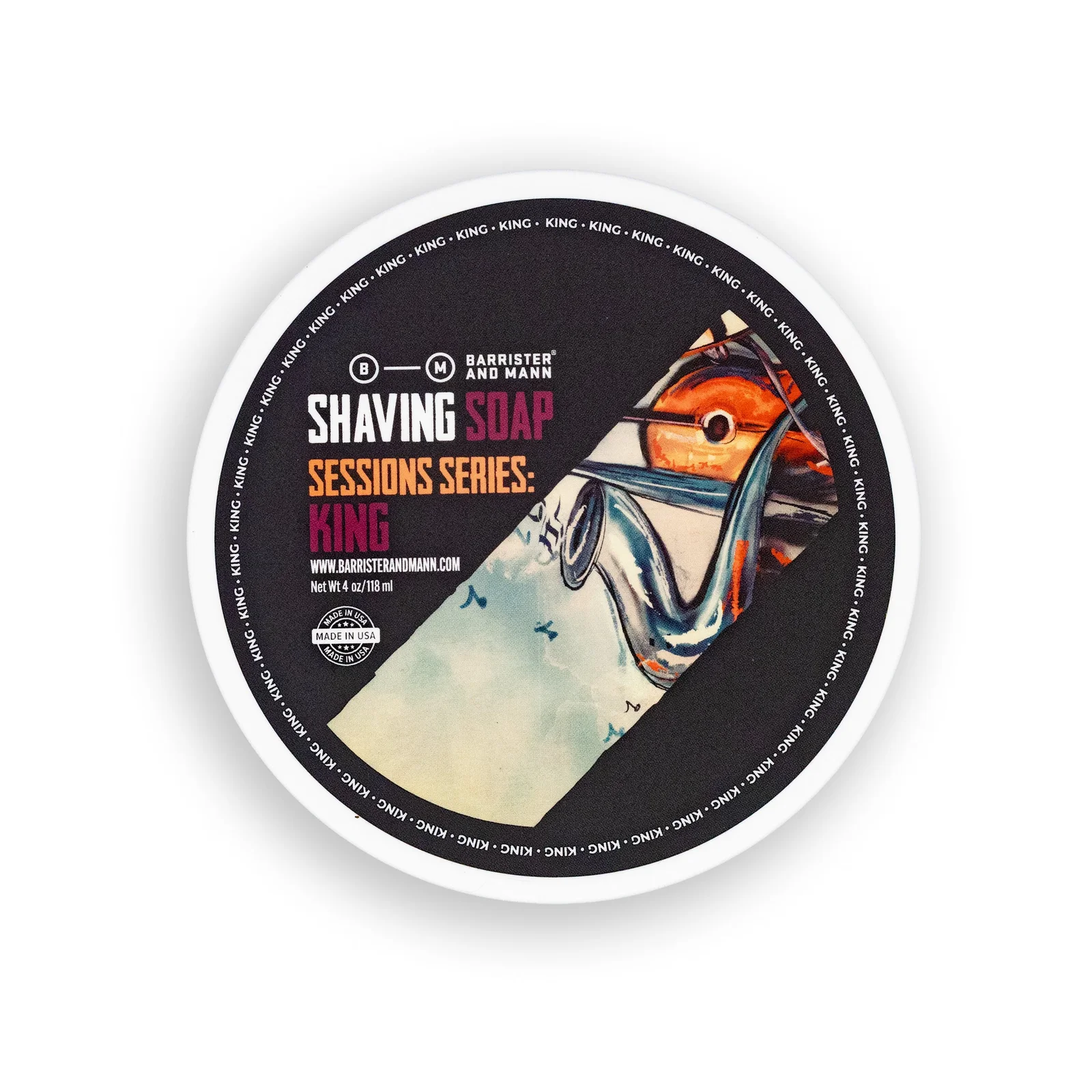Sessions Series Shaving Soap: King by Barrister and Mann