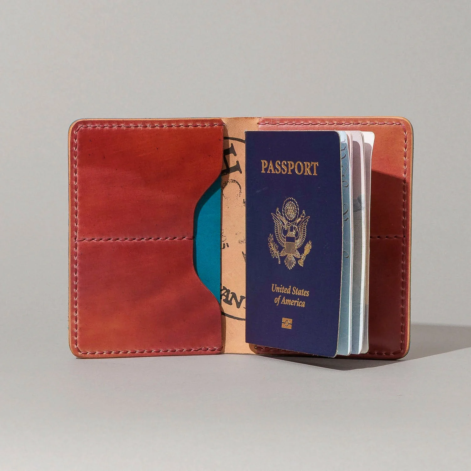 One-Off Traveler Passport Holder No Bill Slot by Ashland Leather
