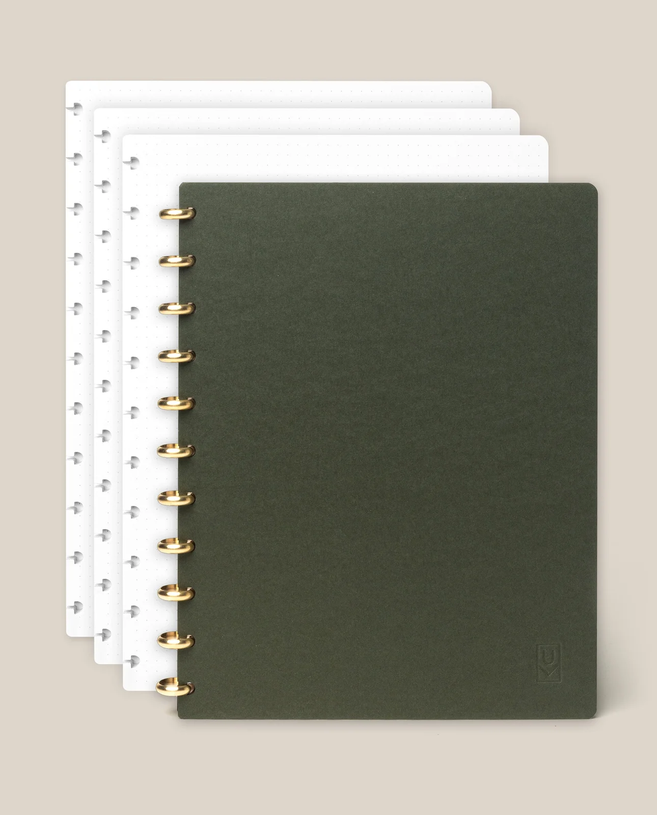 Discbound Journal Bundle (8.5" x 11" Journal + 3 Refills) by Ugmonk