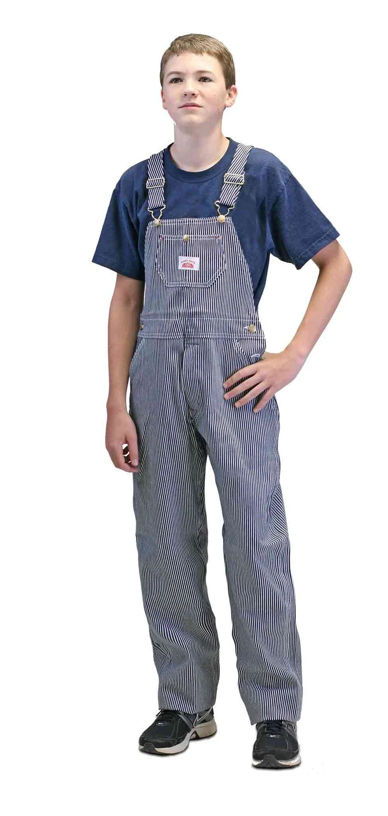 IRREGULAR #63 Made in USA Superior Youth Stripe Bib Overall by Round House