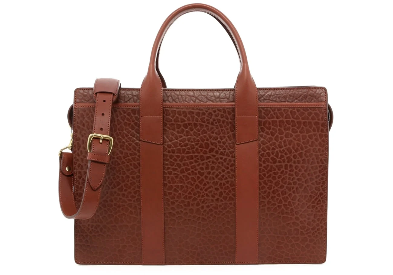 Zip-Top Briefcase by Frank Clegg Leatherworks