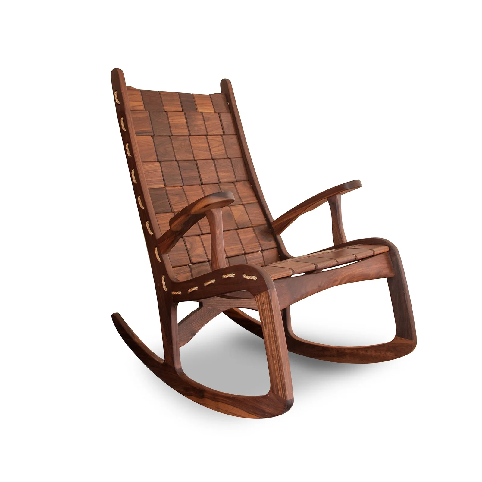 Quilted Vermont Rocking Chair - Regular - Walnut - Floor Model by Vermont Woods Studios