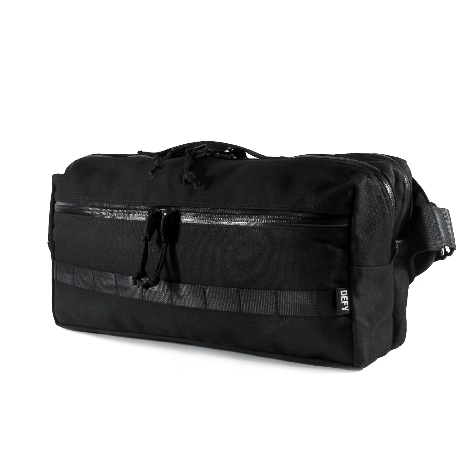 Insidious Sling / Black TexWax™ Canvas by Defy Bags