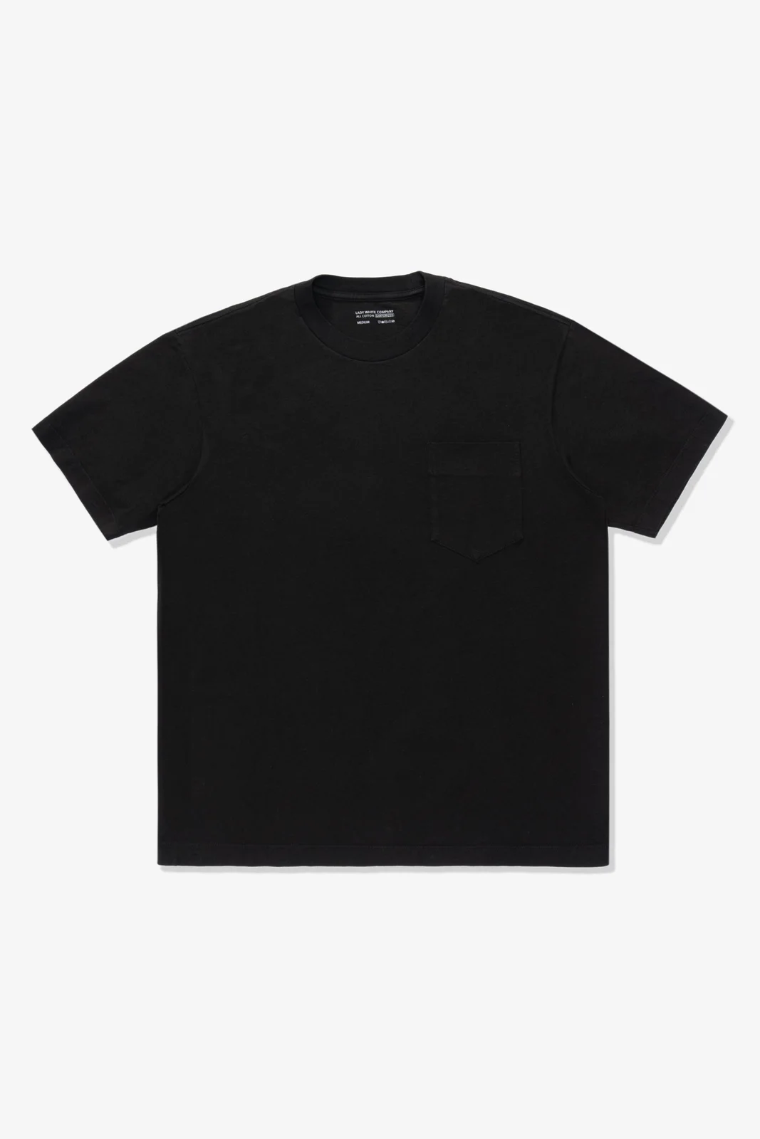 MUNICIPAL POCKET T-SHIRT - BLACK by Lady White Co.