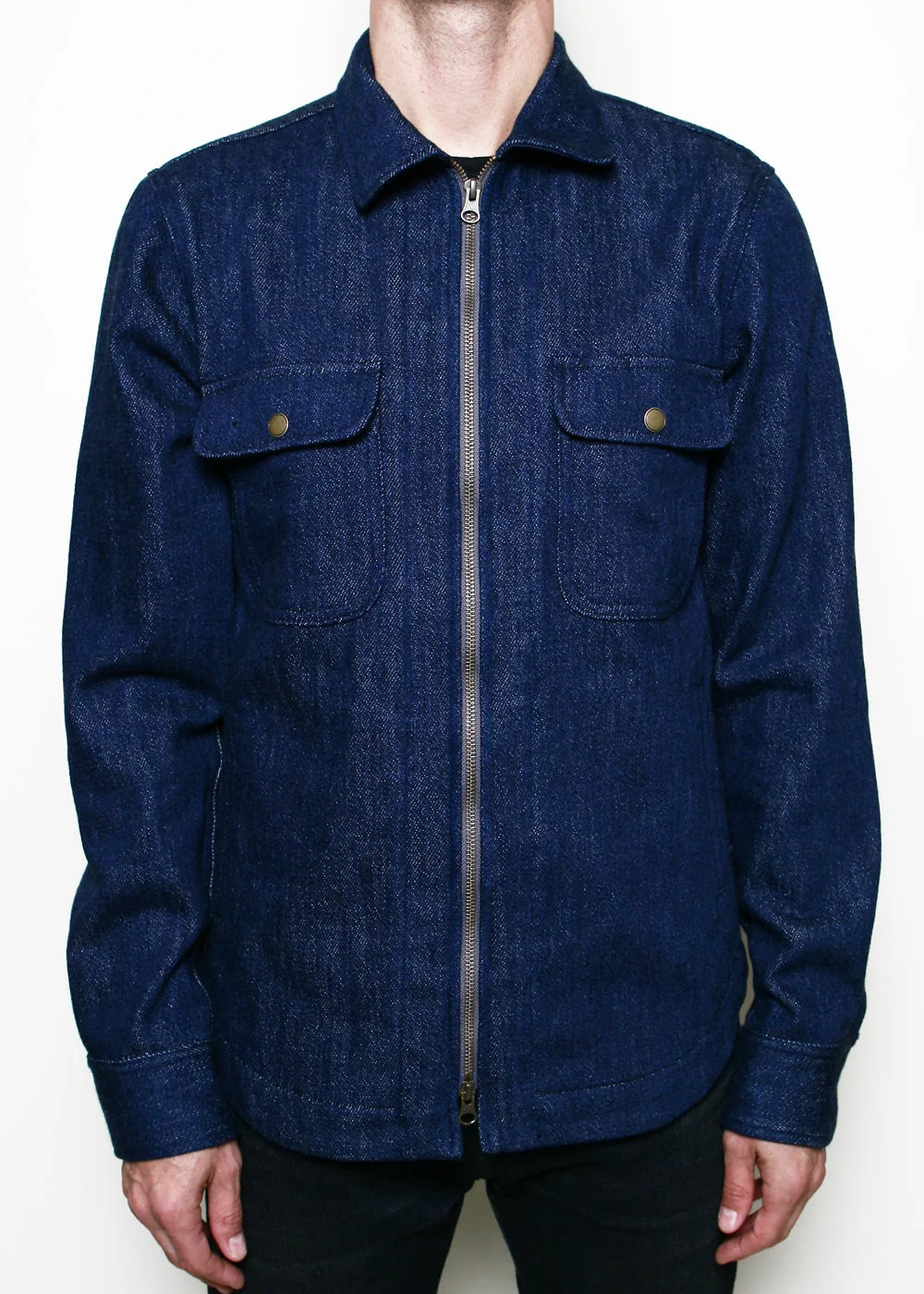 Field Jacket // Indigo Knit Denim by Rogue Territory