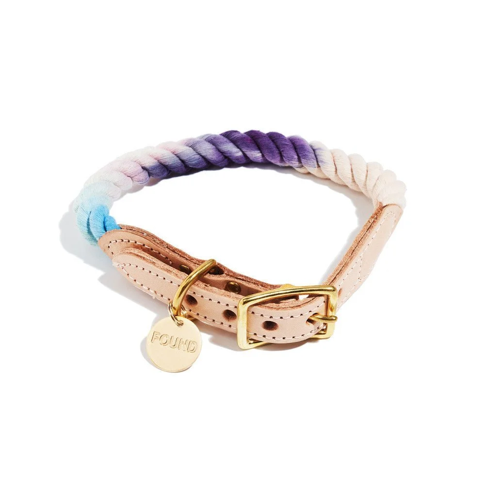 The Lois Cotton Rope Cat & Dog Collar by Found My Animal