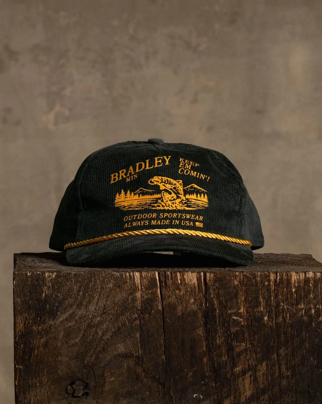 Fisherman Hat - Algae Cord by Bradley Mountain