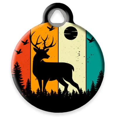 Buck Hunter Pet ID Tag by Dog Tag Art by Lupine Pet